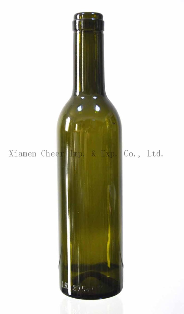 375ml Bordeaux fliaš korok dokončiť víno sklenené fľaše (PT375-A042)