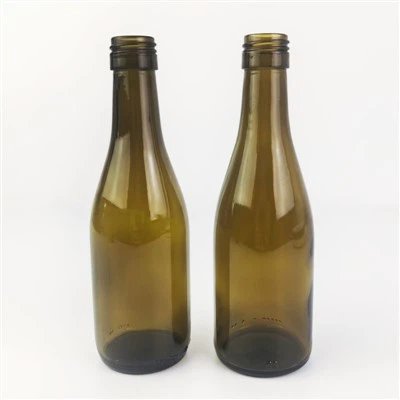 187ml mini sklenená fľaša na bordové víno